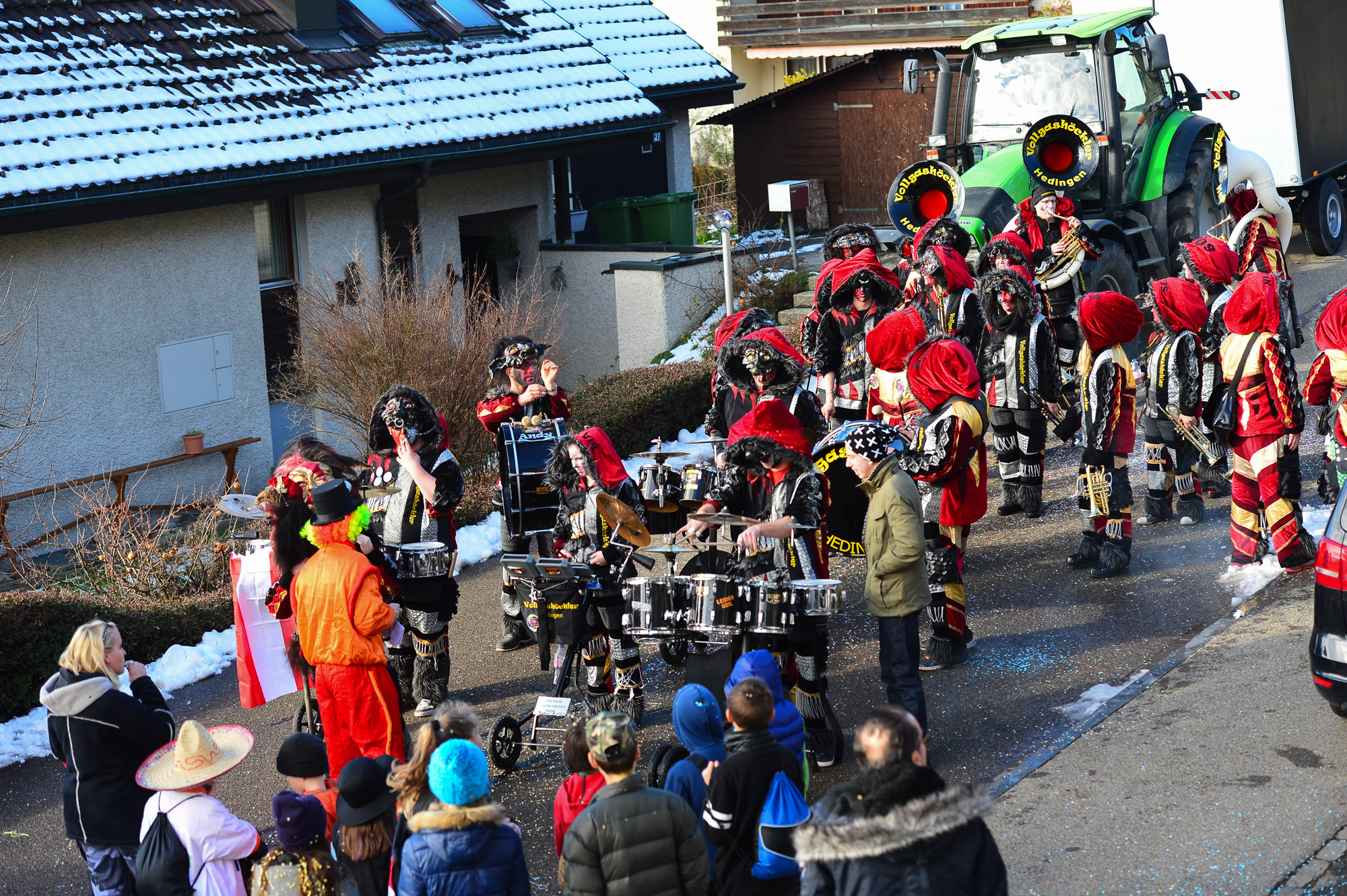 Umzug Hedingen 2016 / Hedingen - Zürich - Schweiz / 23.01.2016